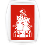 Советское ретро. Кот и кошка. СССР. Серп и молот