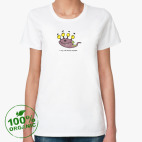 Женская футболка органик