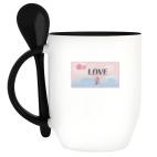 Кружка с ложкой