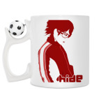 Кружка с футбольным мячиком