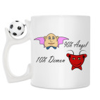 Кружка с футбольным мячиком