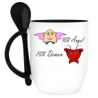 Кружка с ложкой