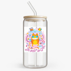 Банка с бамбуковой крышкой