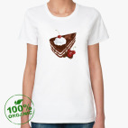 Женская футболка органик