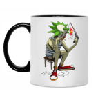 Кружка двухцветная