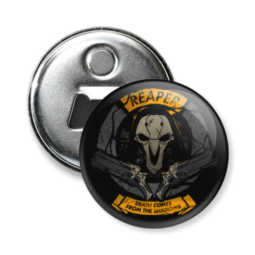 Магнит-открывашка с принтом Overwatch Reaper Gabriel Reyes