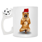 Кружка с футбольным мячиком