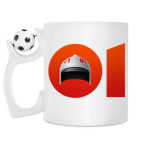 Кружка с футбольным мячиком