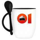 Кружка с ложкой