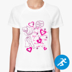 Женская спортивная футболка