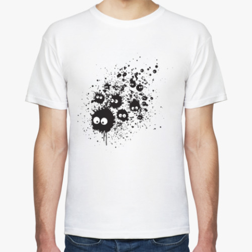 Футболка с принтом Пыльные зайчики