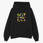 Толстовка худи оверсайз