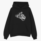 Толстовка худи оверсайз