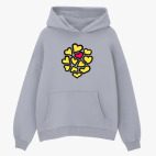 Толстовка худи оверсайз