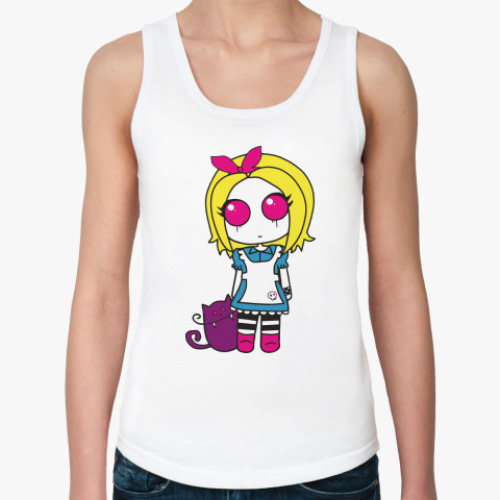 Женская майка с принтом Alice