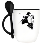 Кружка с ложкой