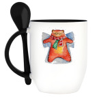 Кружка с ложкой