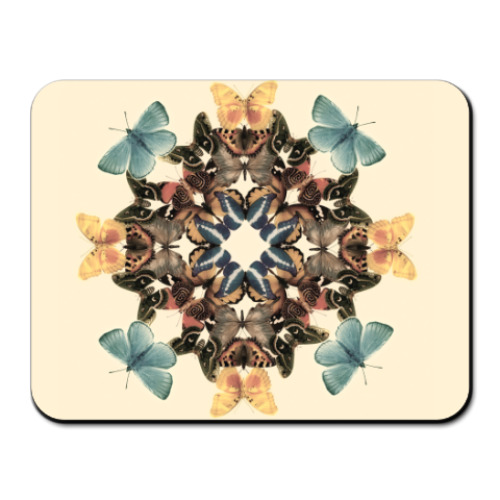 Коврик для мыши с принтом Бабочки