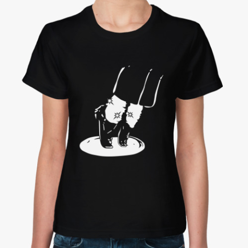 Женская футболка с принтом майкл джексон