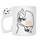 Кружка с футбольным мячиком