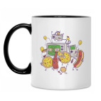 Кружка двухцветная