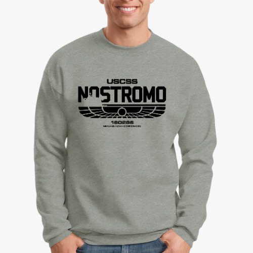 Свитшот с принтом Чужой. Nostromo