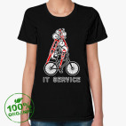 Женская футболка органик