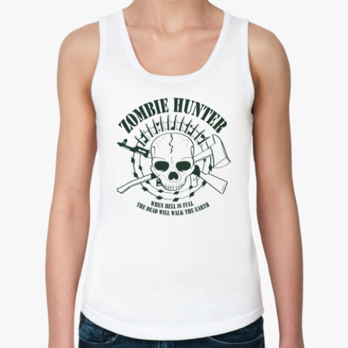 Женская майка с принтом ZombieHunter