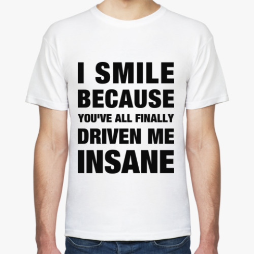 Футболка с принтом 'Insane'