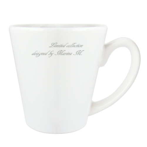 Чашка Латте с принтом 'Тропическое утро'