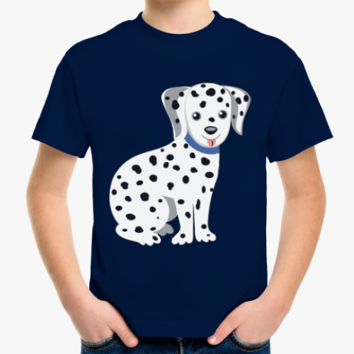 Детская футболка с принтом Далматин