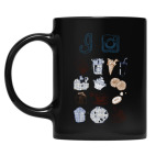 Кружка цветная UV-DTF