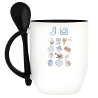 Кружка с ложкой