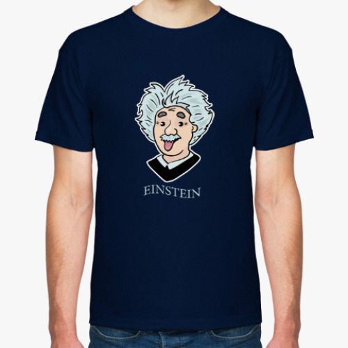 Футболка с принтом Альберт Эйнштейн