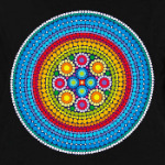 Яркий индийский узор