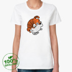 Женская футболка органик