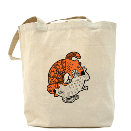 Сумка шоппер с принтом MedveZayatz