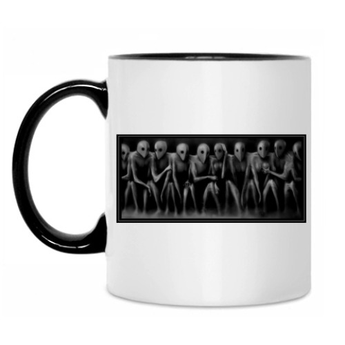 Кружка с принтом Инопланетяне