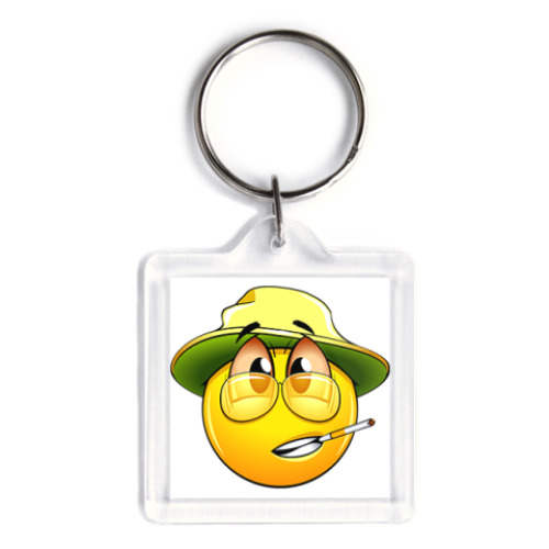 Брелок с принтом   Смайлик