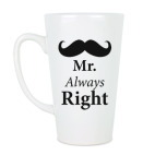 Кружка латте (510 мл) Mr. Always Right