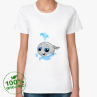 Женская футболка органик