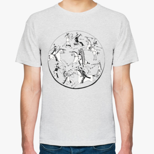 Футболка с принтом Индейцы