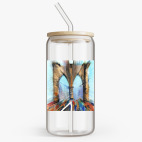 Банка с бамбуковой крышкой