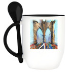 Кружка с ложкой