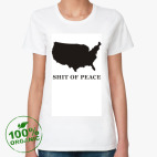 Женская футболка органик