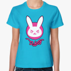 Классическая женская футболка Overwatch D.Va (Ди Ва)