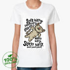 Женская футболка органик