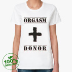 Женская футболка органик