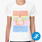 Женская спортивная футболка