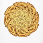 Золотой цветок - мандала